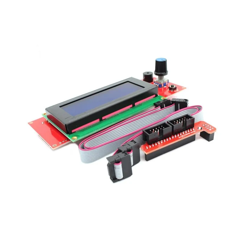 Reprap Smart Controller 2004 LCD for 3D Printer Ramps 1.4 Control Panel with SD Card Slot for Marlin Firmware