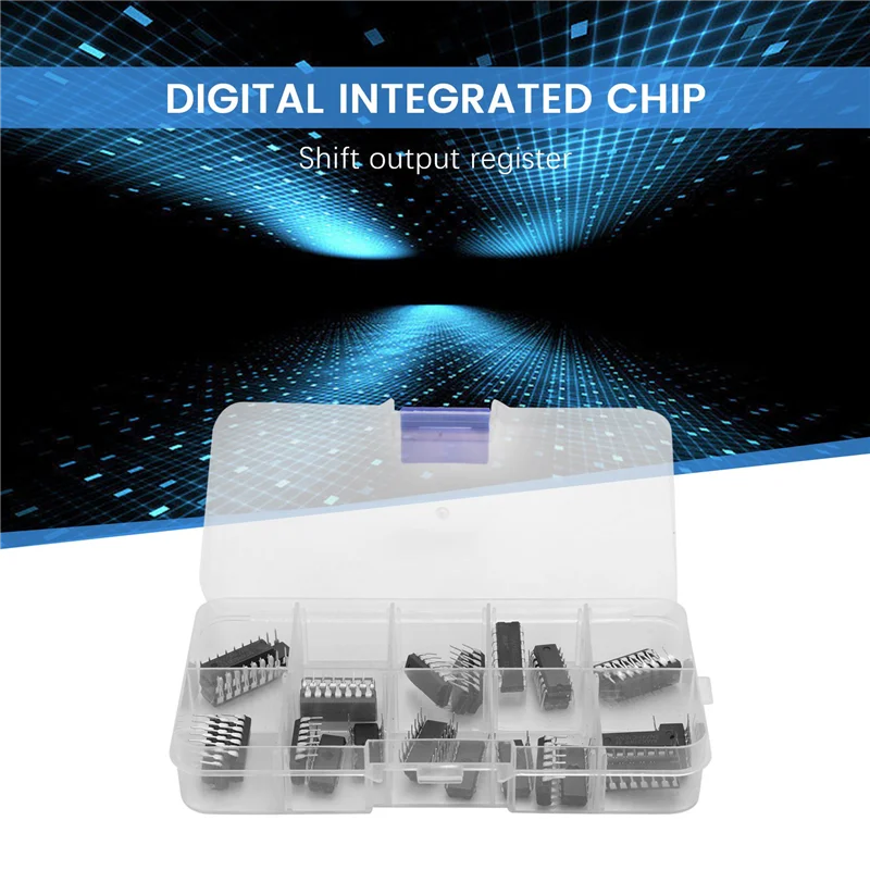 AD41-40 ชิ้น 74HCxx + 74LSxx Series Logic IC Assortment Kit, ดิจิตอลชิปรวม (20 ชิ้น 74HCxx + 20 ชิ้น