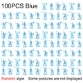 100 Piezas Azul