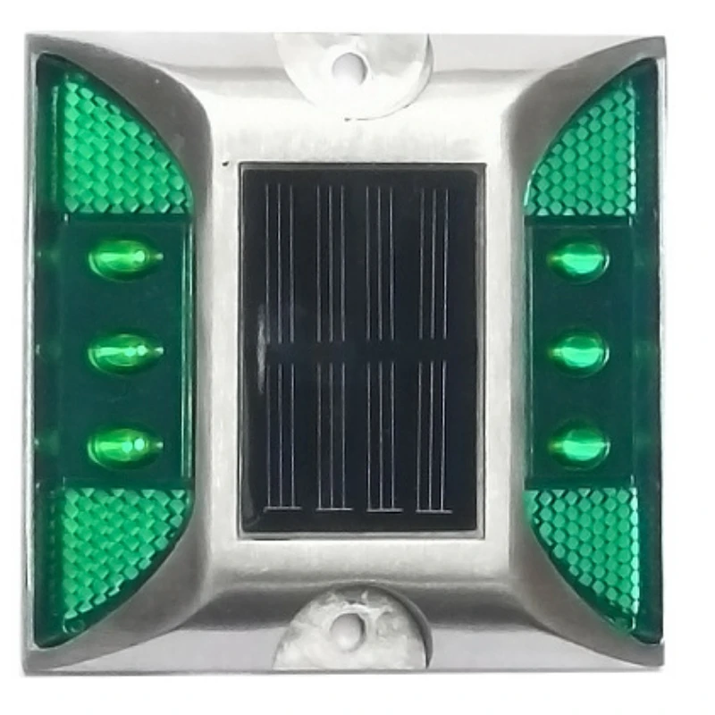 Tunnel Induced Protrusion Of Road Signs Park Community Beautification Lights Square Solar Cast Aluminum Road Stud Lights