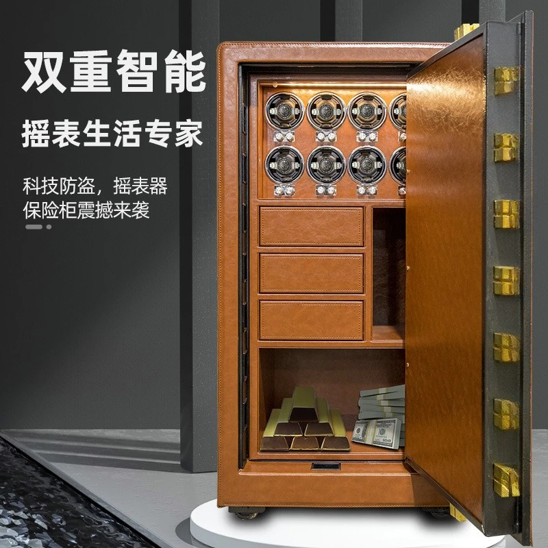 Anti-theft safe, safe, watch shaker, winding device, watch turner, leather antique watch collection cabinet storage machinery