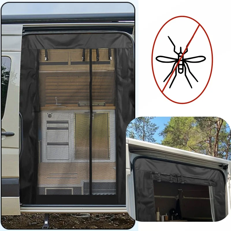 

RV Insect Screen Mosquito/Fly Screens Net Curtains Outdoor For Mercedes Benz Sprinter Mid And High Roof ​Ford Car Shading Parts