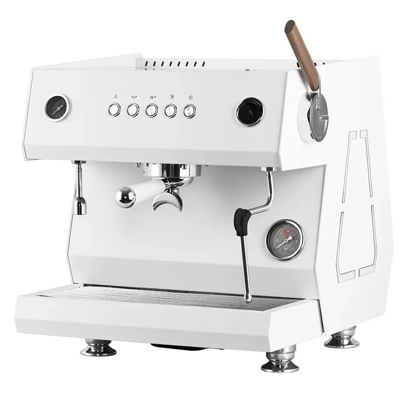 Semi-Automatic Commercial Espresso Coffee Machine with Stainless Steel Housing for Hotel Use