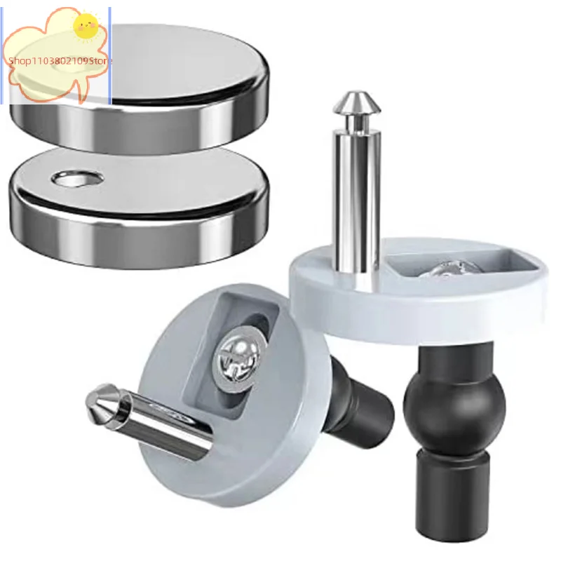[YH]2Pcs Toilet Seat Hinges Top Fix Hinge Pack Mountings Replacement Release Quick Screws For Toilet Furniture Accessories
