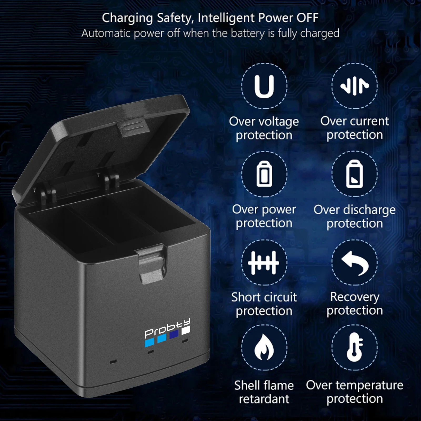 بطارية 2280 مللي أمبير في الساعة لـ GoPro Hero13 باللون الأسود لـ Go pro Hero 13 بطاريات كاميرات رياضية ملحقات شاحن البطارية