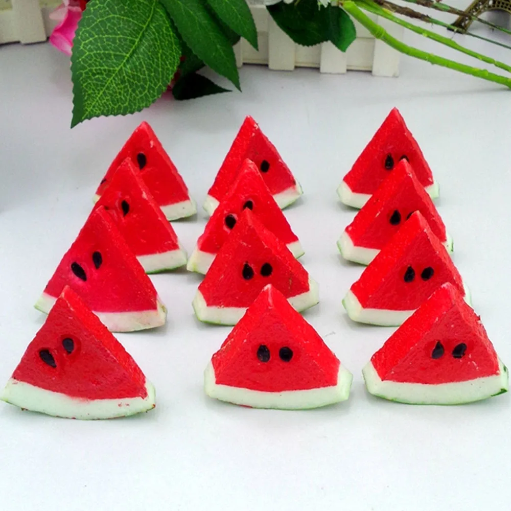 

Simulation fake fruit Kitchen cabinet dining room hall hotel restaurant shop store decoration watermelon fruit model props