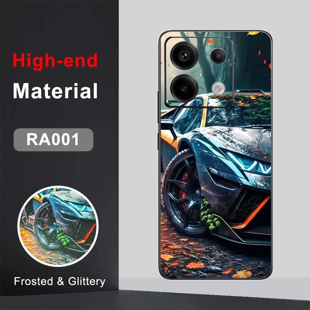 CASEKiTTY Skin Sticker Back Film For Xiaomi Redmi Note 13 Pro Plus Wrap 12 11 10 4G 5G Protective Decal Back Screen Cover