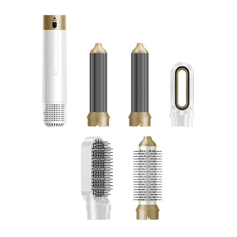 Powerful Ionic Hair Dryer Brush Professional High-Speed 5-in-1 Air Styler 5 Curling Styles Fast Drying Hair Blow Dryer