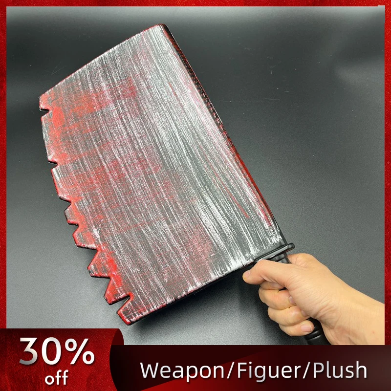 Cuchillo de cocina sangriento de plástico para Halloween, modelo de accesorios, periféricos de Cosplay, suministros para fiestas, regalos divertidos coleccionables, 40cm/15,75 pulgadas