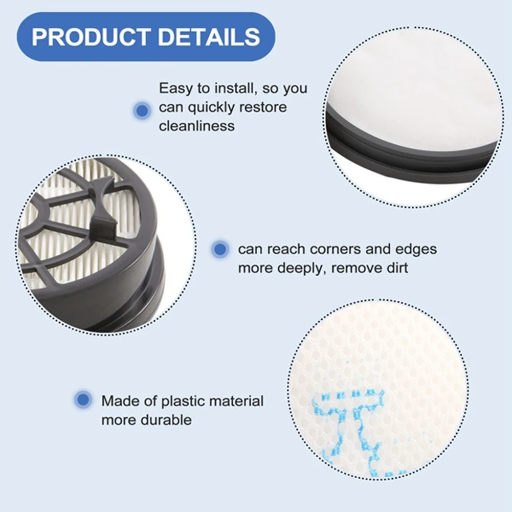QA88X Filter with Cleaning Brush for Rowenta Swift Power Cyclonic RO2932EA RO2933EA RO2957EA RO2981EA RO2910EA RO2913EA