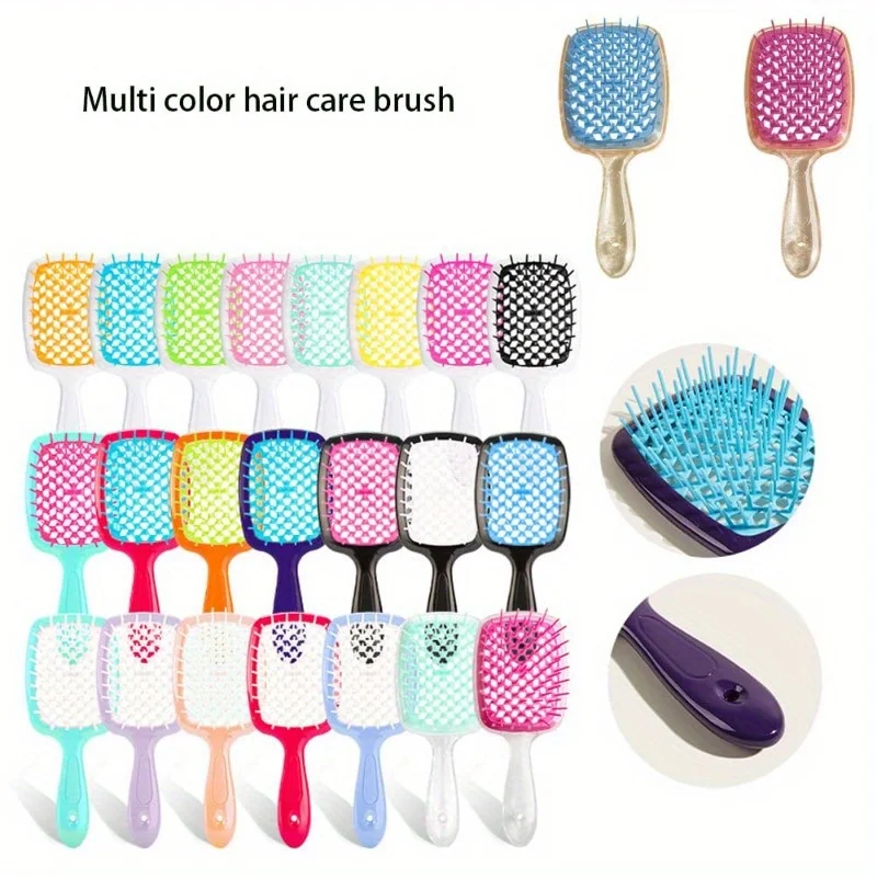 Hair Brush, Hair Brush Massage Suitable For All hair Types Face scrubber Bath scrub brush firm Twist king brush Body scrubber