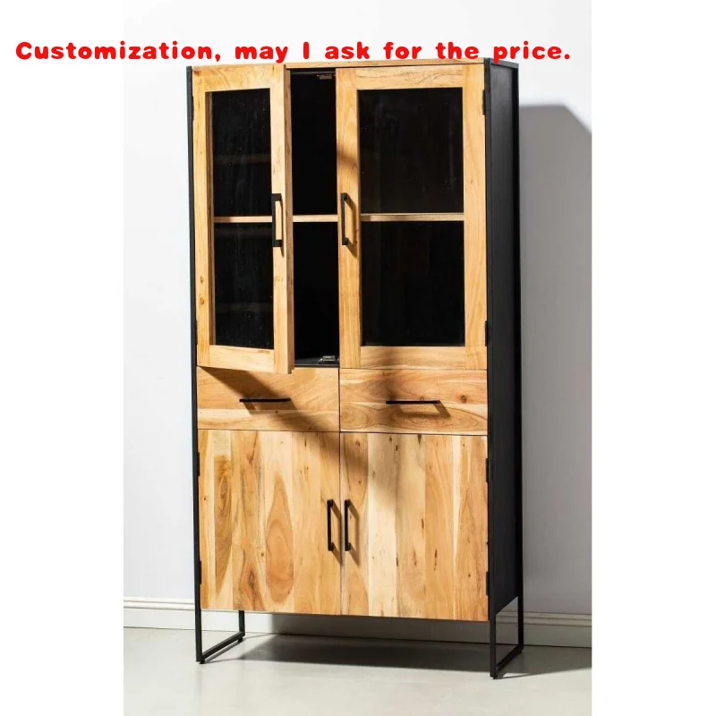 

custom.Four-Door Wood Display Cabinet