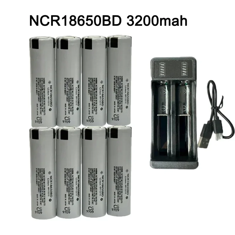 NRC18650BD 3.7v Rechargeable lithium Battery 3200mAh 25A 18650Battery Lithium Ion Power Battery for electric tool