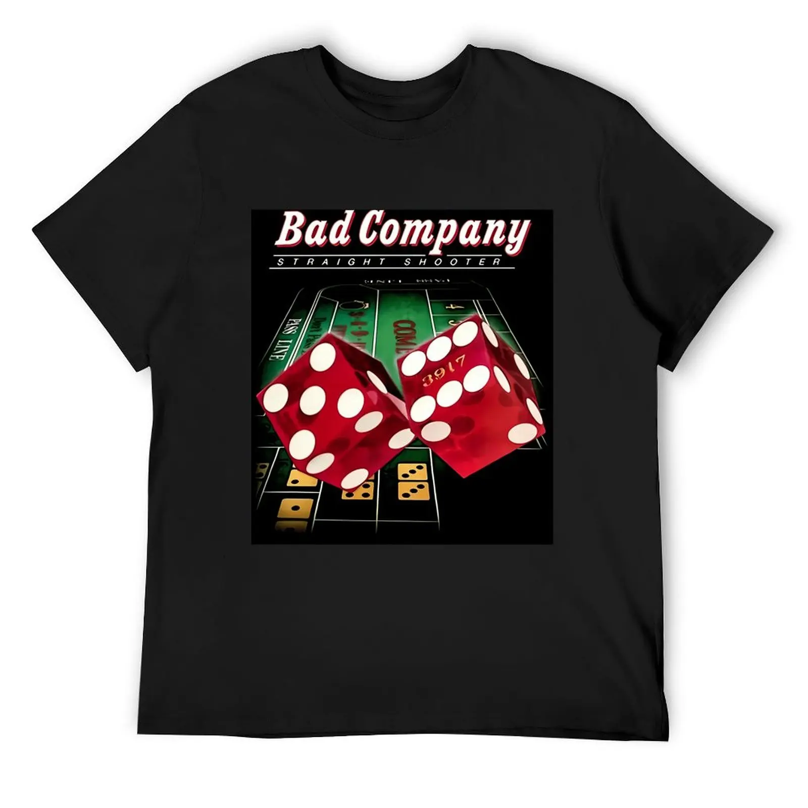 

Bad Company Straight Shooter T-Shirt cotton man t-shirts gifts for boyfriend anime t shirt men