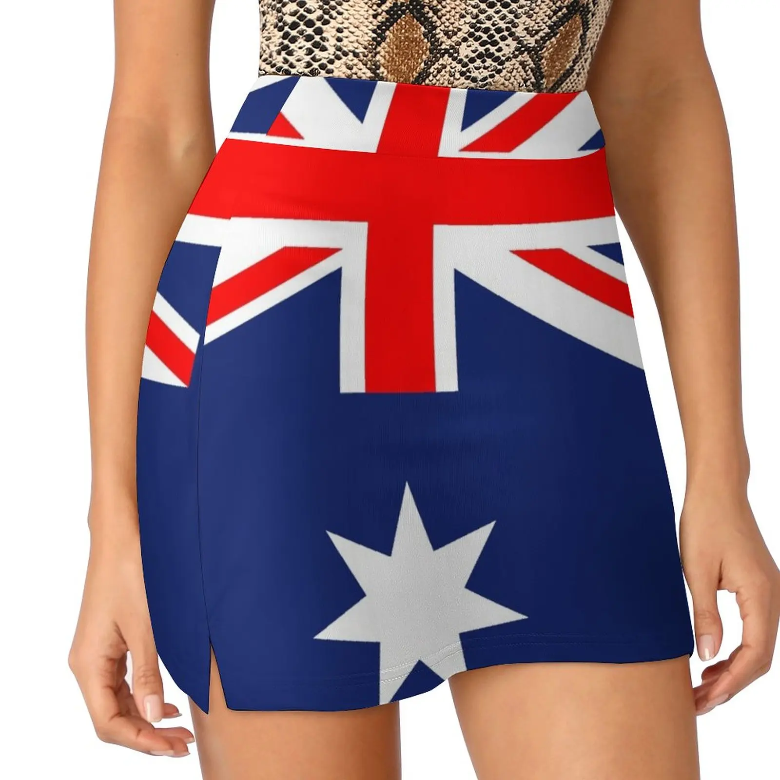 

Australian Flag Light Proof Trouser Skirt Female dress skirt set