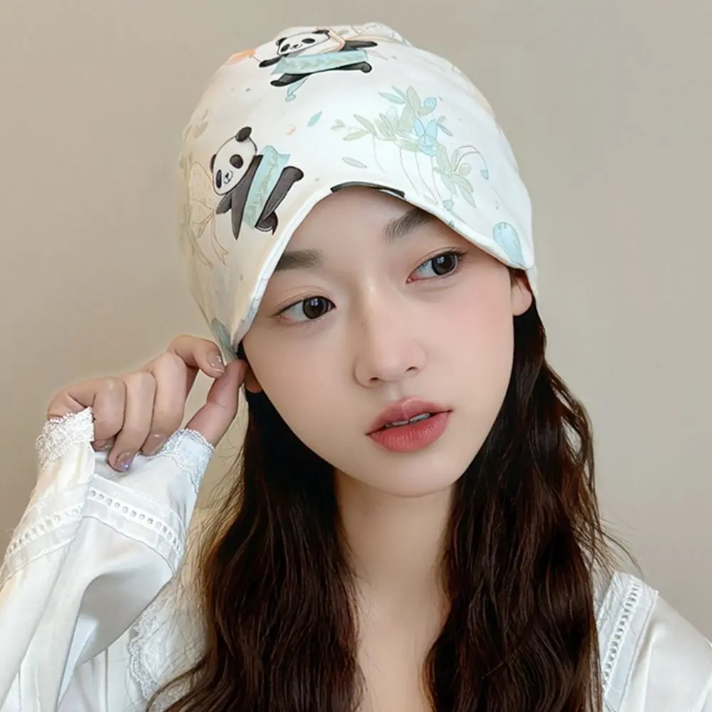 Breathable Postpartum Confinement Hat Eye Mask 2in1 Maternal Headscarf Soft Windproof Women's Sleep Cap 4 Seasons