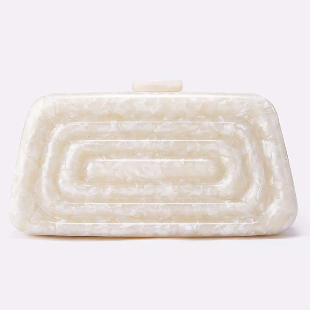 

Luxury Design Marble Female Bride Wedding Clutch Bag Crossbody Bag Women Party Messenger Day Acrylic Evening Purse