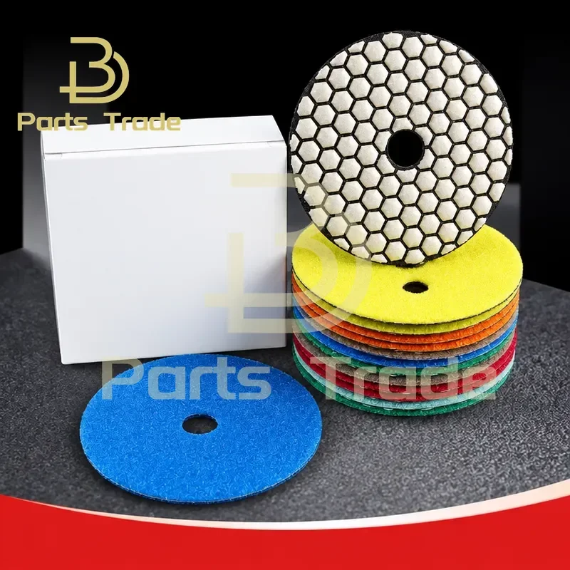 for Marble Dry Grinding Pad Stone Polishing Pad Granite Quartz Tile Dry Polishing Angle Grinding Pad 10PCS