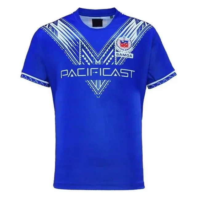 2024 Samoa Home/ Away Rugby Jersey - Mens Size: S-5XL （Print Custom Name Number）Top Quality