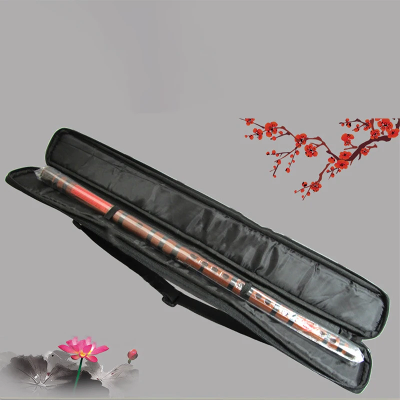 50-90cm PU Leather Flute Storage Bag Organizer Portable Bamboo Flute Protector Storage Case Musical Instrument Flute Accessory