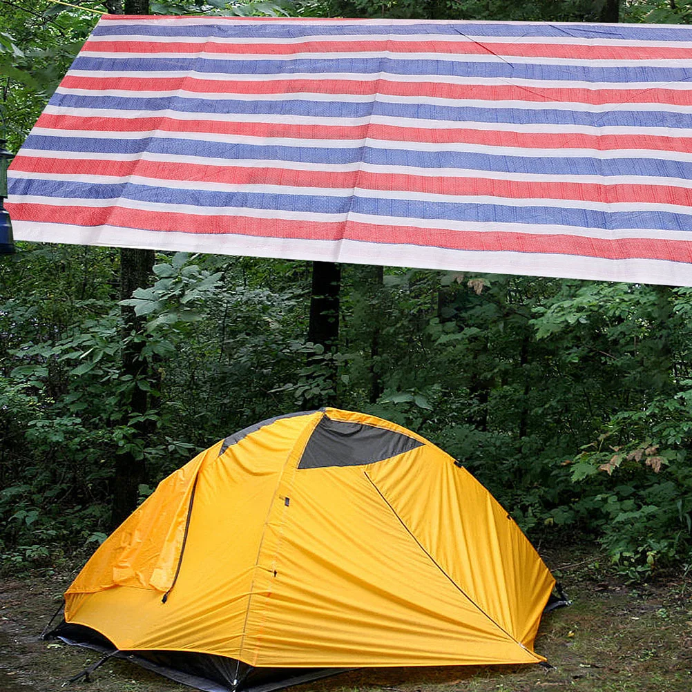

1pc Waterproof Tarp 300X300Cm Heavy Duty Pool Cover Uv Rain Snow Protection For Outdoor Camping Boat Roof Garden Shade Sail