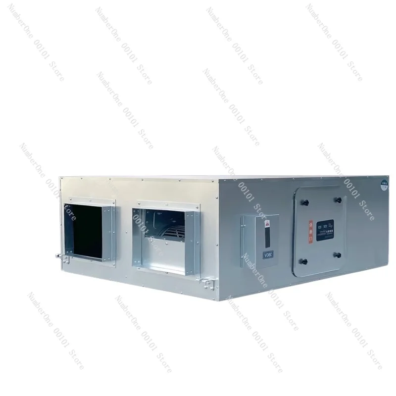 Commercial 5000 CFM 6000 CFM fresh air system with full heat exchanger ceiling-mounted fresh air unit