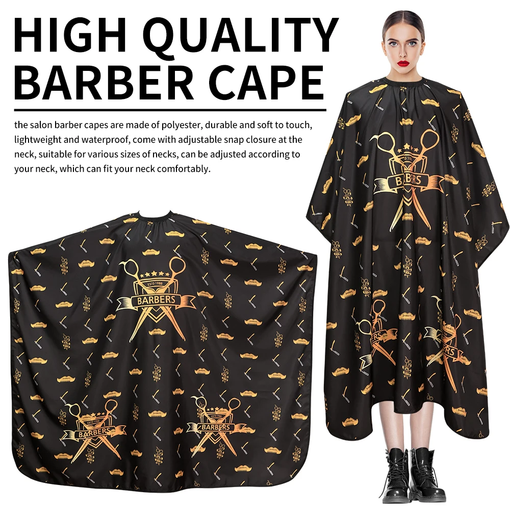 

NEW Salon Hair Cutting Cape Pro Barber Hairdressing Hairdresser Cloth Gown Apron Haircut Barbershop Tool