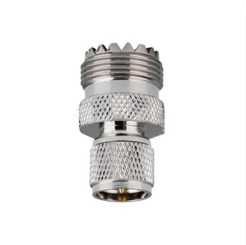 1pcs mini UHF Male to UHF PL259 Female jack Straight RF Coaxial Adapter Connectors