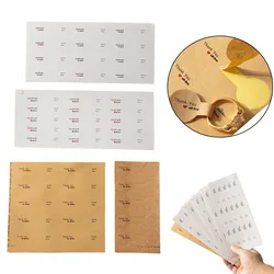 100Pcs/Lot Portable Jewelry Price Tag Brown Self Adhesive Barbell Stickers DIY Necklace Ring Bracelet Earring Jewelry Packaging