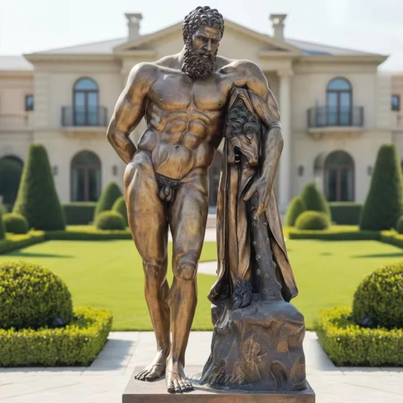 Outdoor Garden Decoration Classical Life Size Bronze Figure Statue