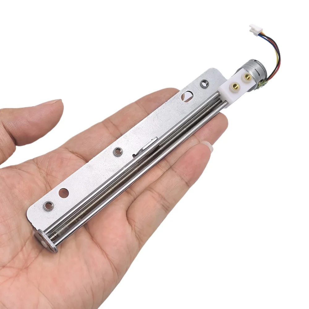 2-phase 4-wire Micro 15mm Linear Screw Stepper Motor 122mm long Stroke Slider Stepping Motor Linear Actuator Nut DIY 3D Printer
