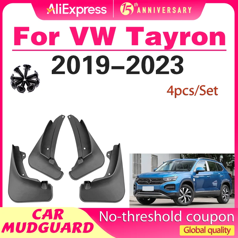 

Car MudFlaps Mudguards Anti Splash For VW Volkswagen Tayron 2019-2023 Mudguards Front Rear Wheels Fender Car Accessories 4Pcs
