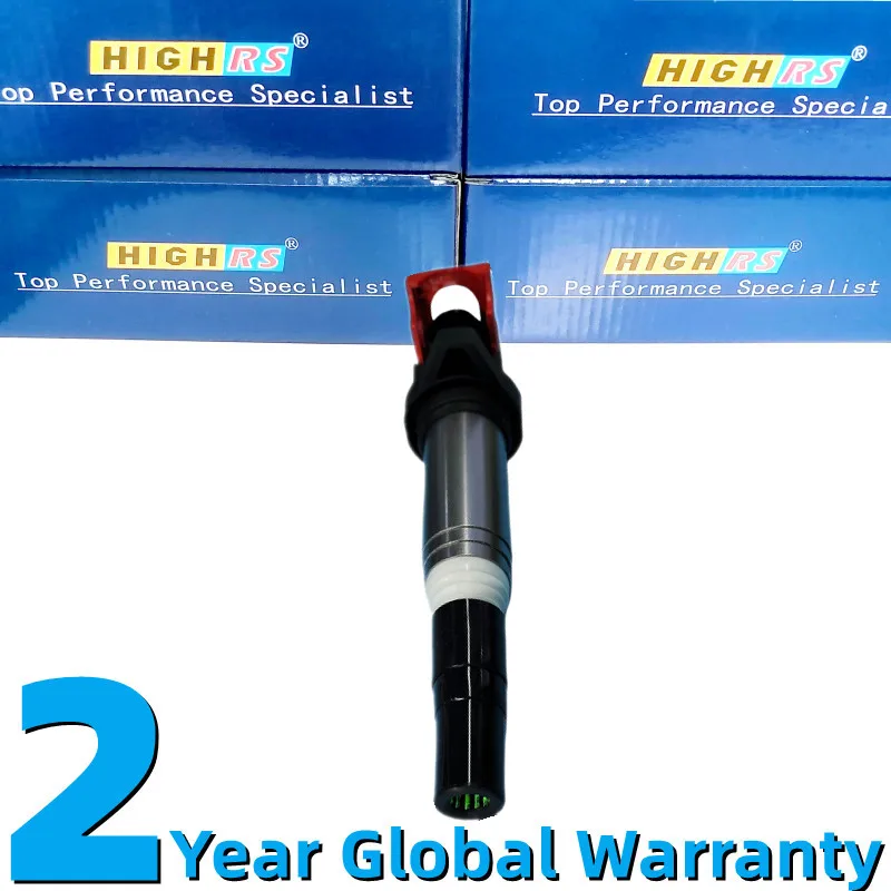 6 Performance ignition coils for BMW E46 E60 E82 E83 E84 E85 E90 E91 E92 coil pack 530i 535i 550i 650i 740i 750i 760i X5 X6 M5
