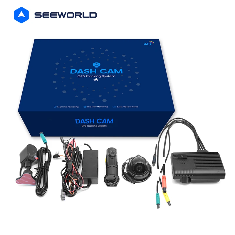 Hot Sale SEEWORLD Factory Price  Fatigue DSM Dashcam ADAS Wifi GPS and Alarm Live Tracking 4G