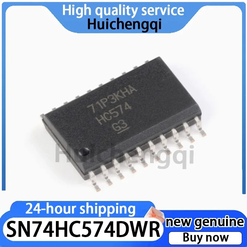 10PCS SN74HC574DWR SMT SOIC-20 Tri State Output Eight Edge D-class Trigger