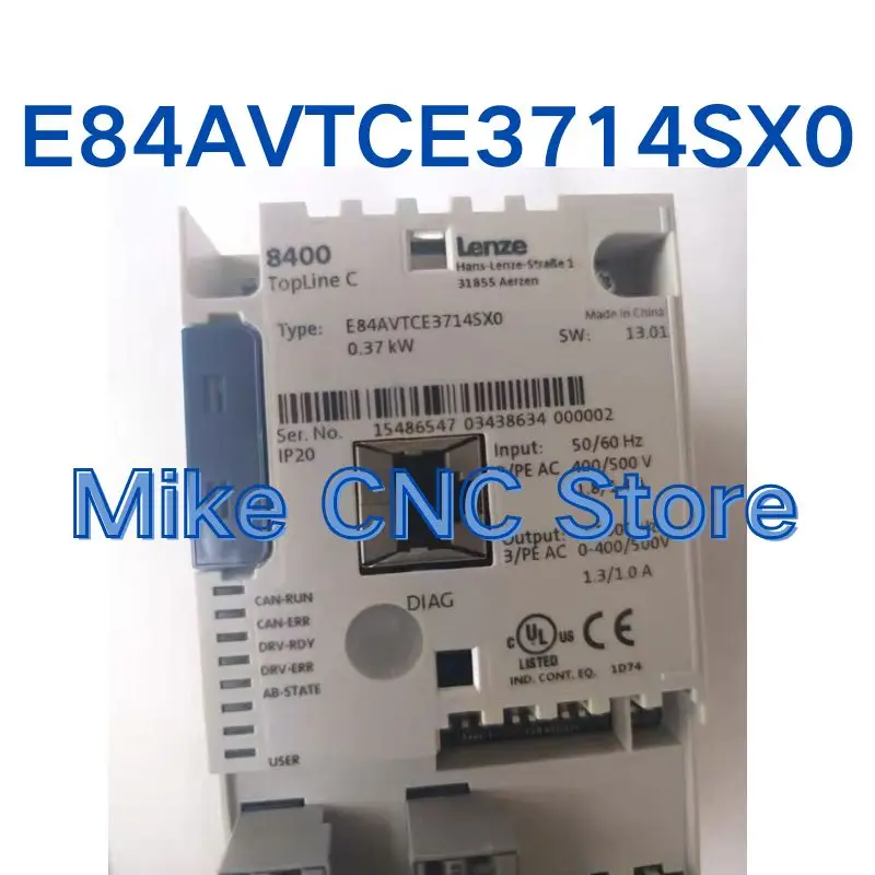 Second hand E84AVTCE3714SX0 0.37KW inverter tested OK and shipped quickly