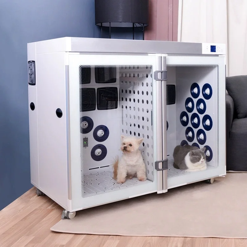 

Hot Sale Automatic Smart Pets Hair Blower Groomers Dryer Box Drying Cabin Cage Grooming Machine for Dog Cat
