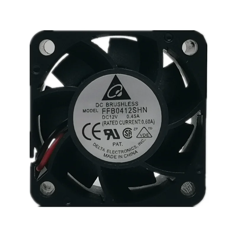 Novo delta ffb0412shn 4028 12v 0.45a pwm controle de temperatura servidor ventilador de refrigeração violento