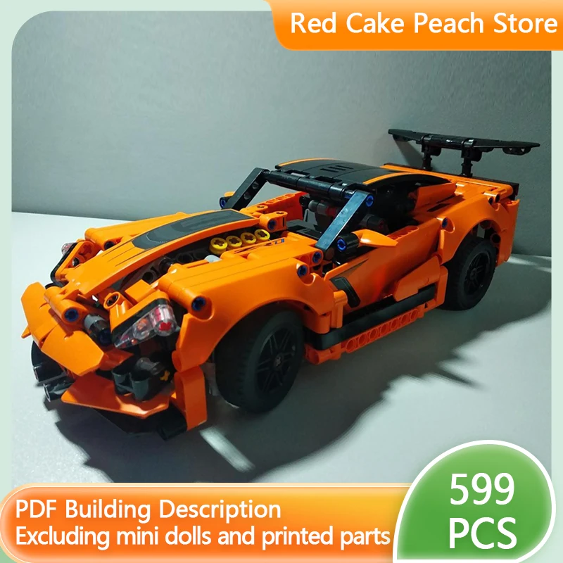 

Speed Racing Car Model MOC Building Bricks American Sports Car Modular Technology Children Holiday Gifts Assemble Toys Suit