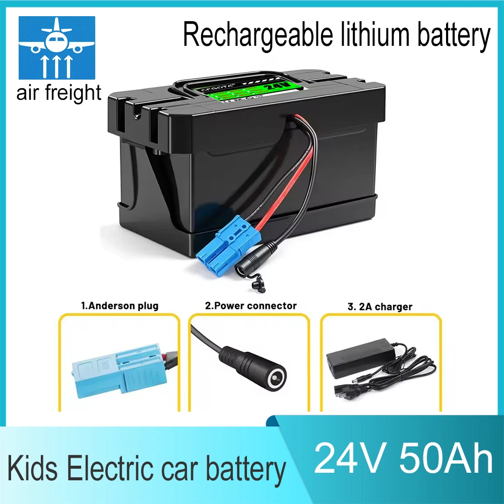 

For 29.4V children's car equipmente,lectric car, electric scooter,24V 50AH Toy car 7S 18650 lithium battery