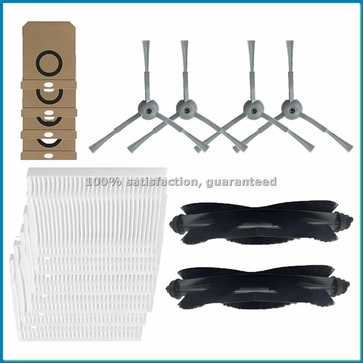 

Набор из 16 аксессуаров для робота-пылесоса Clean L50 / L50 Hybrid / L60 / L60 Hybrid: основная и боковые щетки, фильтры, мешки для пыли - A79M