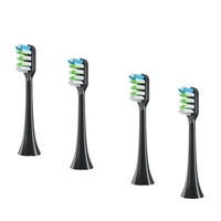 4Pcs Replacement Toothbrush Heads for Xiaomi SOOCAS V1X3/X3U X1/X3/X5 Electric Tooth Brush Heads Black