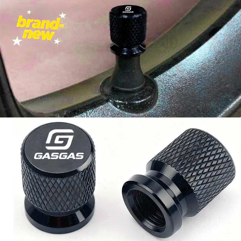 

2PCS CNC Aluminum Motorcycle Wheel Tire Valve Stem Caps Tyre Airtight Cove For GASGAS MC450F EC300 GP SM 700 900 EC Accessories