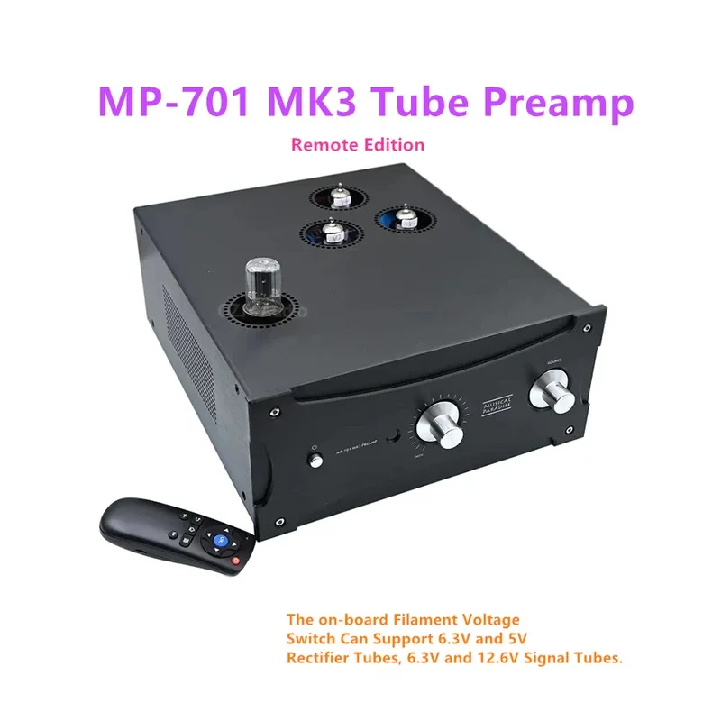 

Latest Musical Paradise Vacuum Preamplifier, Remote Edition, Tube Preamp, MP-701, MK3, AC110-120V, AC220-240V, Best Updated