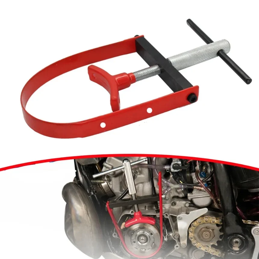 Herramienta de polea de embrague de colmillo ajustable, soporte de volante de inercia para Scooter ATV, Herramienta de sujeción de volante de embrague de motocicleta, 125cc, 150cc