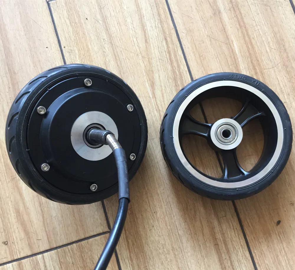 5-inch 5.5-inch carbon fiber electric scooter motor, children's scooter motor, brushless wheel motor, 65 gear electric skateboar