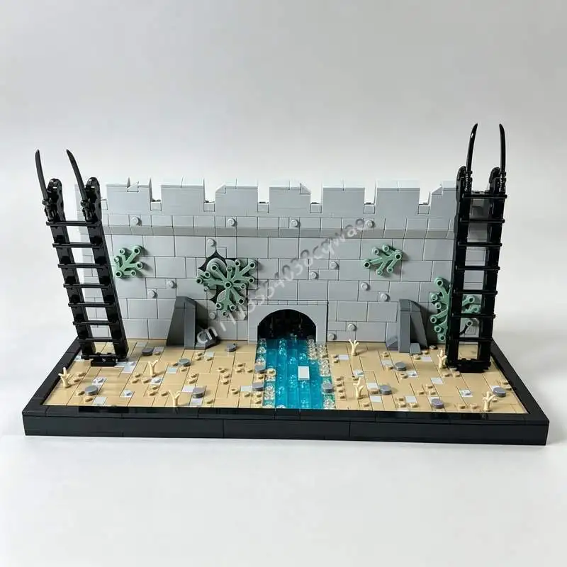 1006PCS Medieval Castle Fortress Battle Scene MOC Model Custom Puzzle Architecture DIY Assembly Educational Creative Toy Gifts