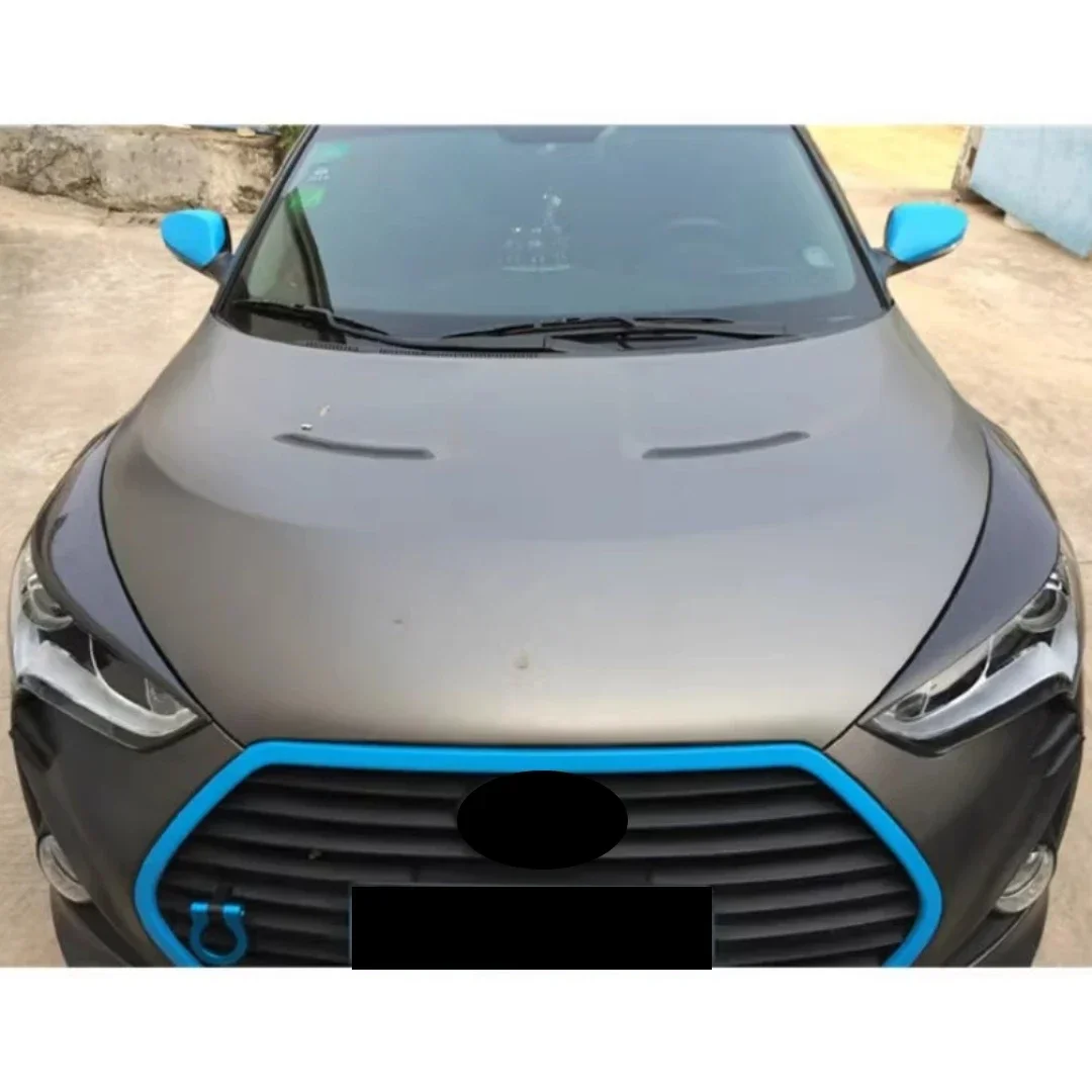 Car Engine Hood Engine Cover Assembly For Hyundai Veloster modified Resin Cabron Fiber Body Kit Auto Accessories