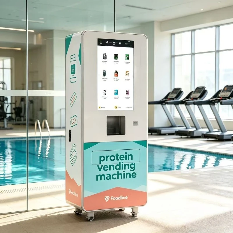 Professional Protein Shake Vending Machine Fully Automated Self-Service Supplement Station with Cashless Payment System for Gyms