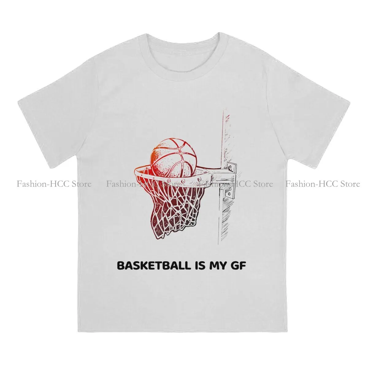 My GF O Neck TShirt Basketball Fabric Basic T Shirt Man's Clothes Fashion